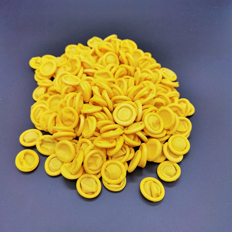 普通米黄手指套深色