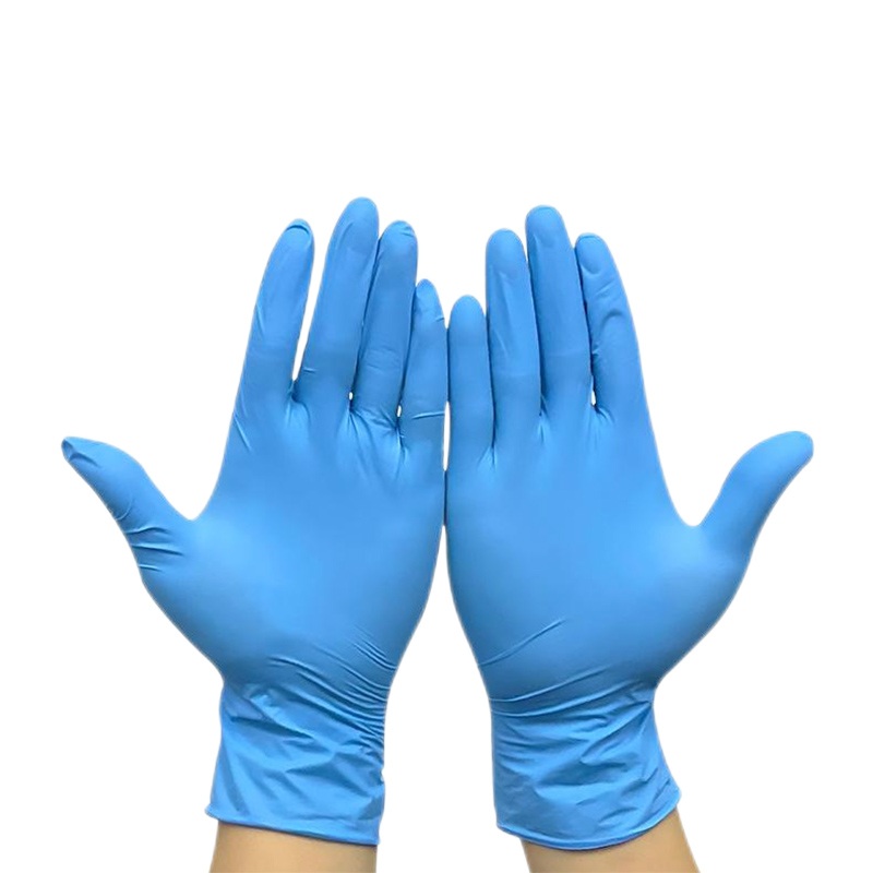 蓝色丁腈手套