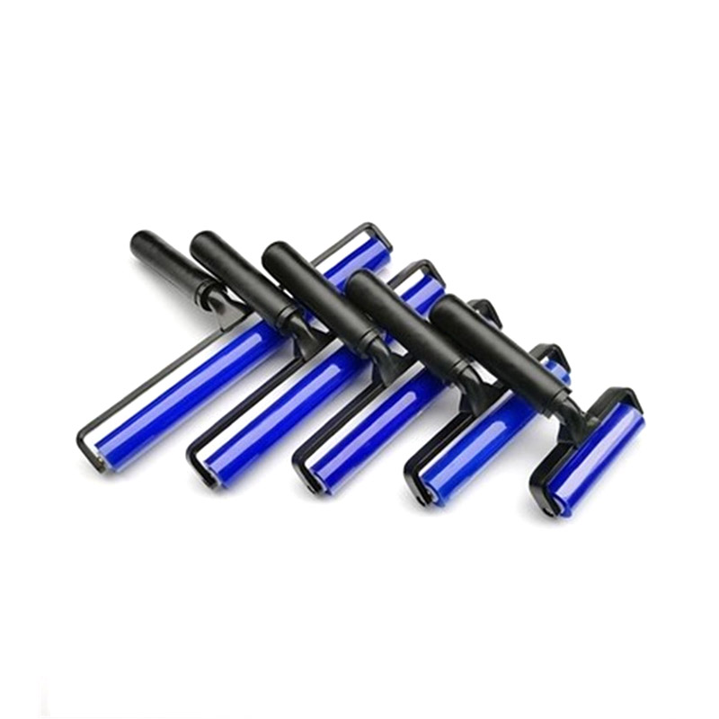 黑铝柄硅胶粘尘滚轮