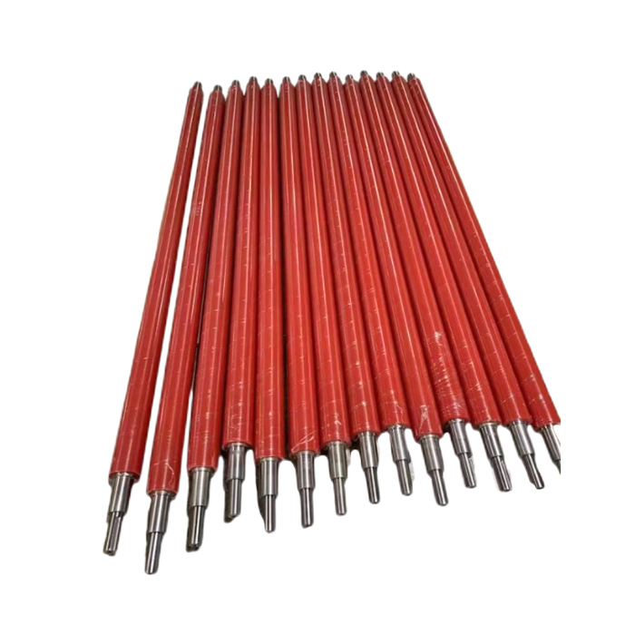 红色覆膜机胶辊