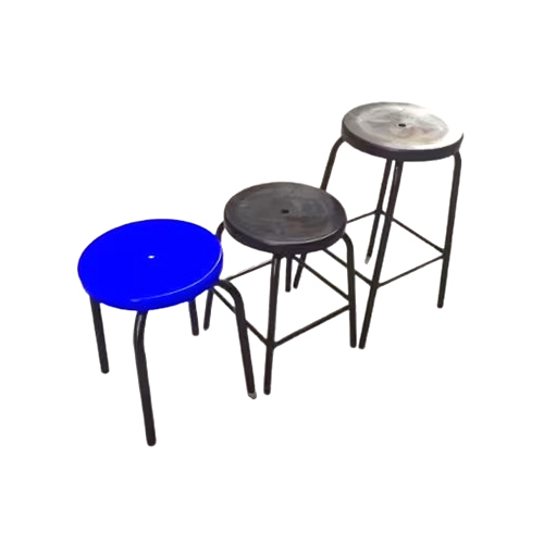 蓝色防静电四脚凳